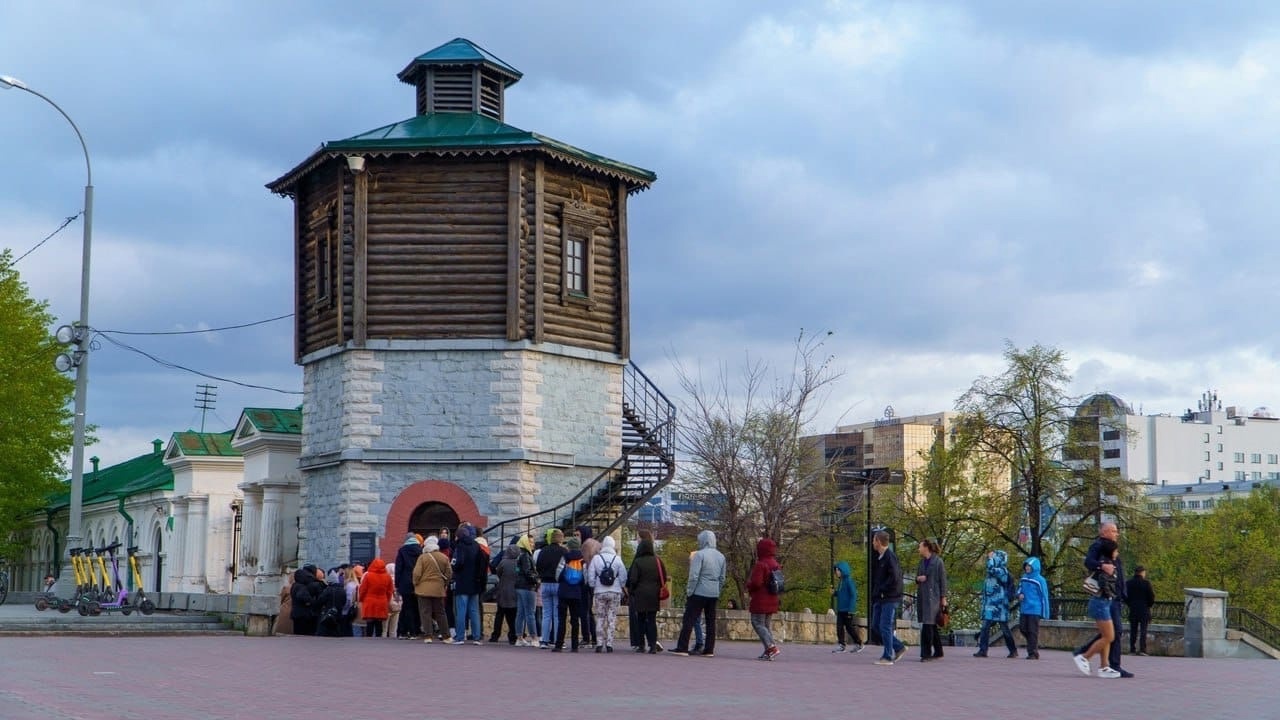 Старая водонапорная башня в Екатеринбурге